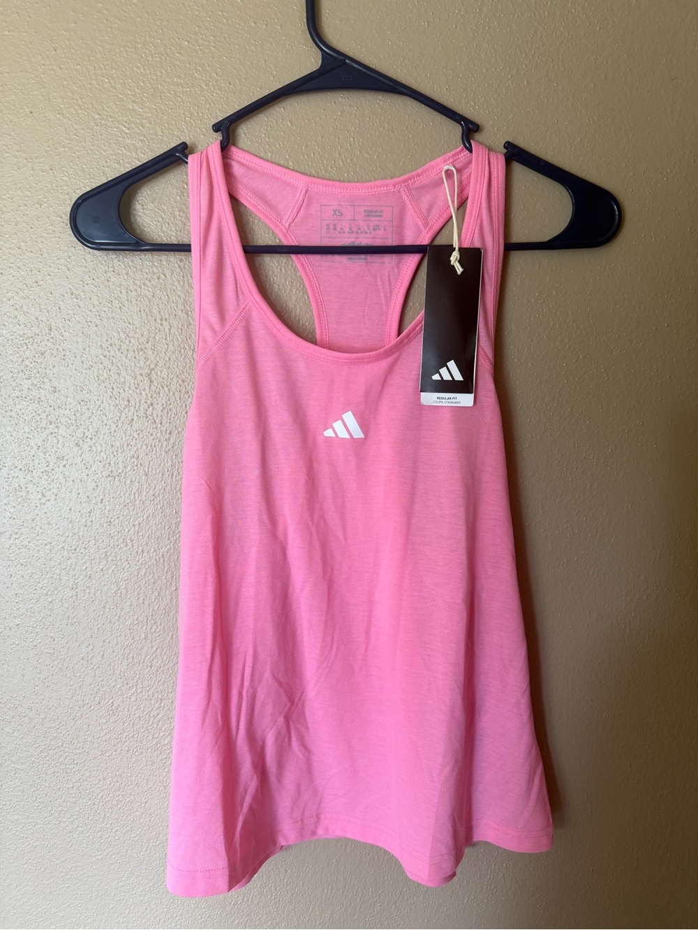 NWT Adidas Pink Racerback Tank Top